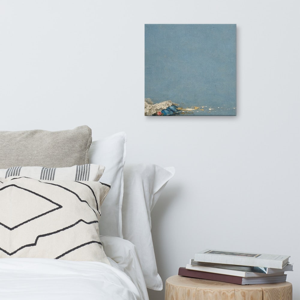 Nothing Left to Send printed and photographed on a wall