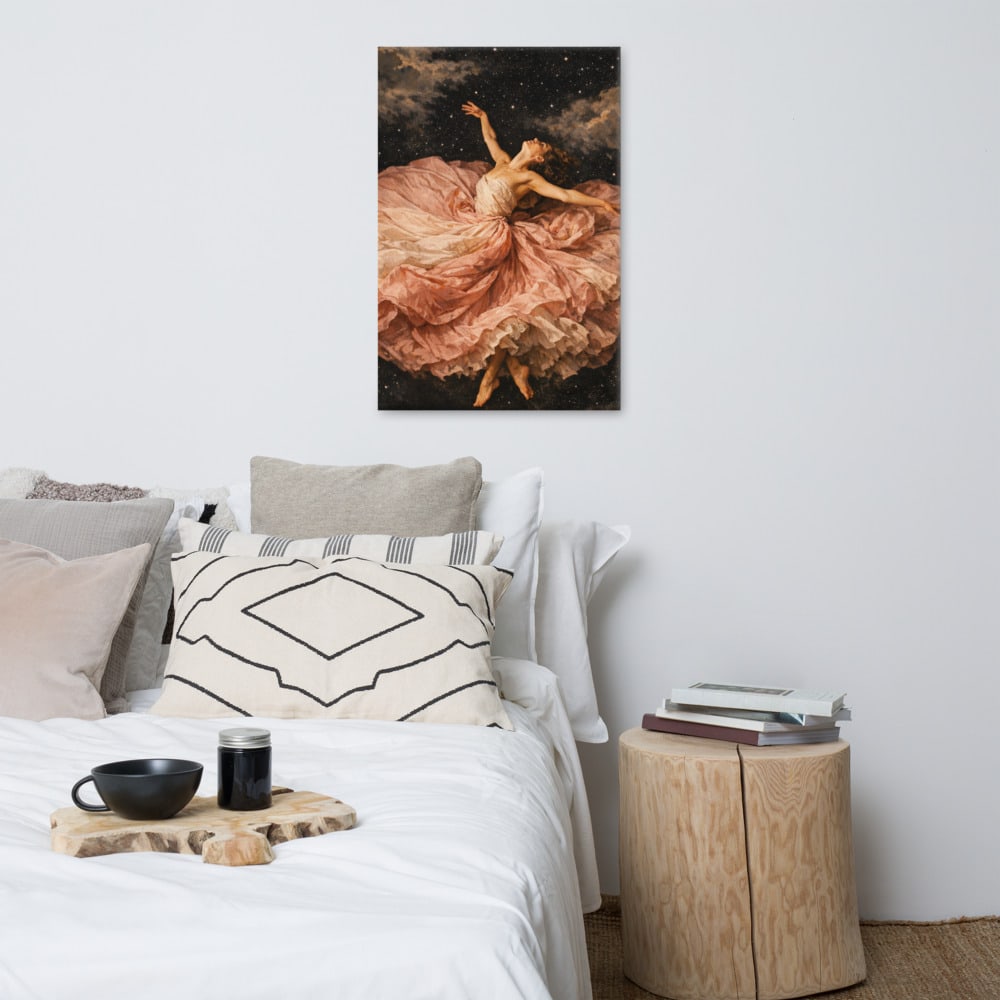 The Turn printed and photographed on a wall