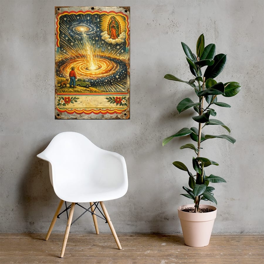 Thanks for the Black Hole printed and photographed on a wall